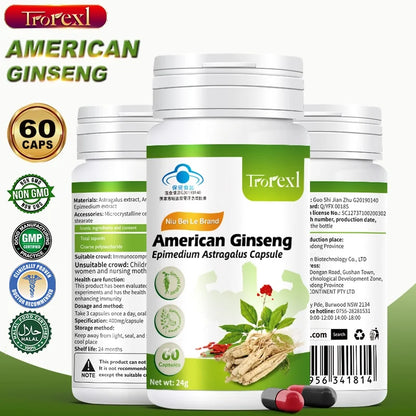 Health Supplement With Astragalus Epimedium Ginseng Extract