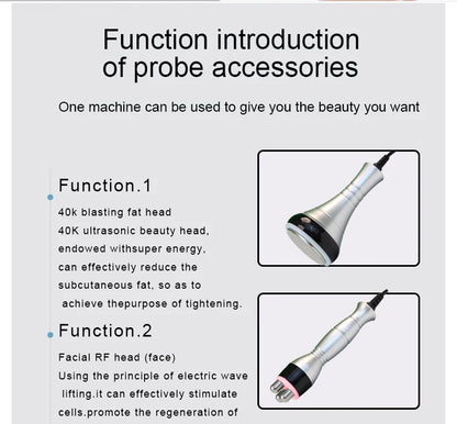 40K Cavitation Machine 4-1 Ultrasonic RF Body Shaping device