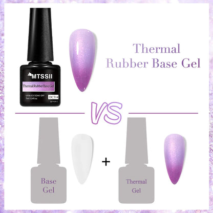 Changing AurorasThermal Rubber Base Gel Nail Polish