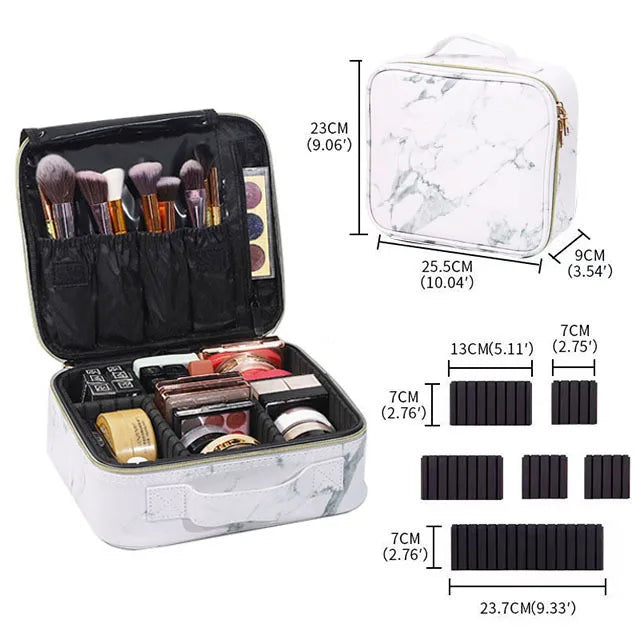 PU Leather Profession Makeup Case