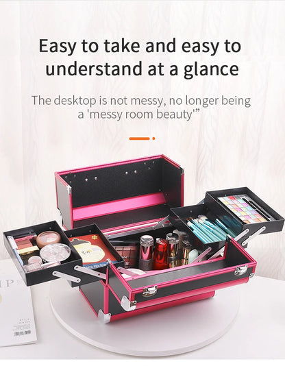 Makeup Train Case Aluminum Alloy