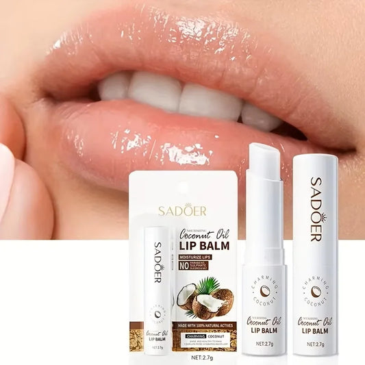 Coconut Essence Lip Balm – Lightweight, Non-Sticky Hydration