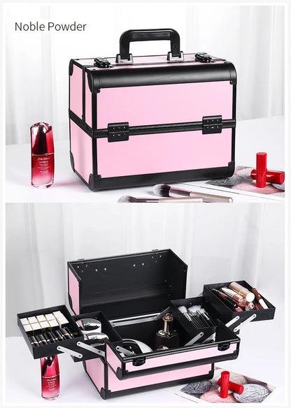 Makeup Train Case Aluminum Alloy
