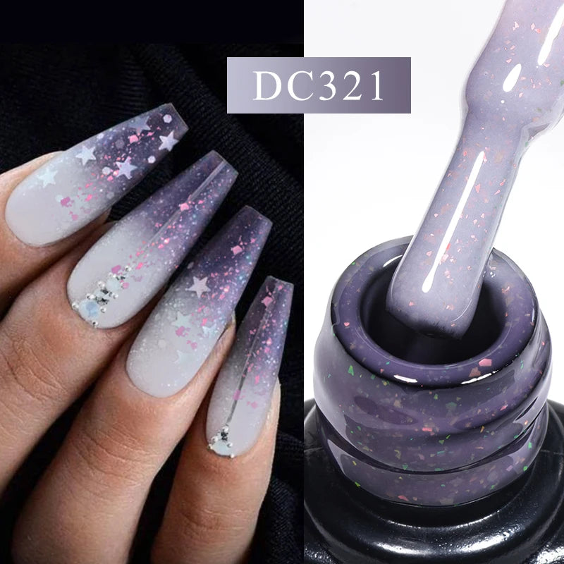 Changing AurorasThermal Rubber Base Gel Nail Polish