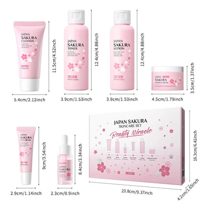 Laikou 6pcs/set Sakura Skin Care Set