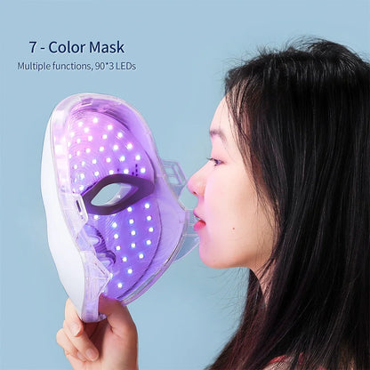 Wireless 7 Colors LED Face Beauty Machine