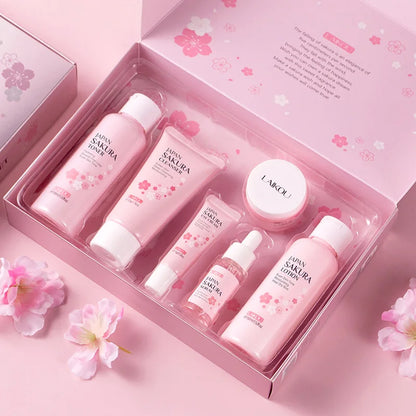 Laikou 6pcs/set Sakura Skin Care Set