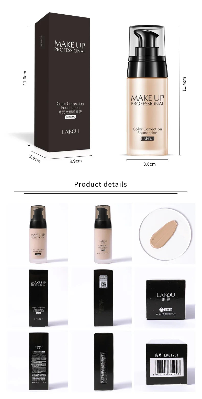 LAIKOU Makeup Base Face Liquid Foundation