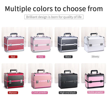 Makeup Train Case Aluminum Alloy