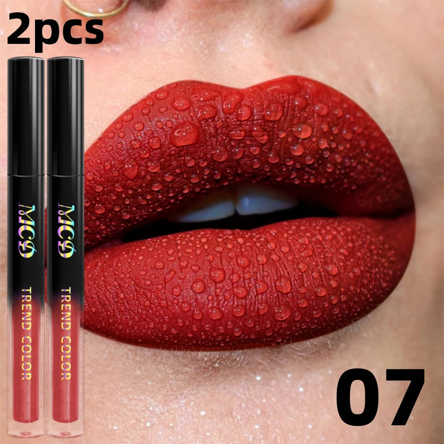 19 colors Matte Velvet Lip Gloss