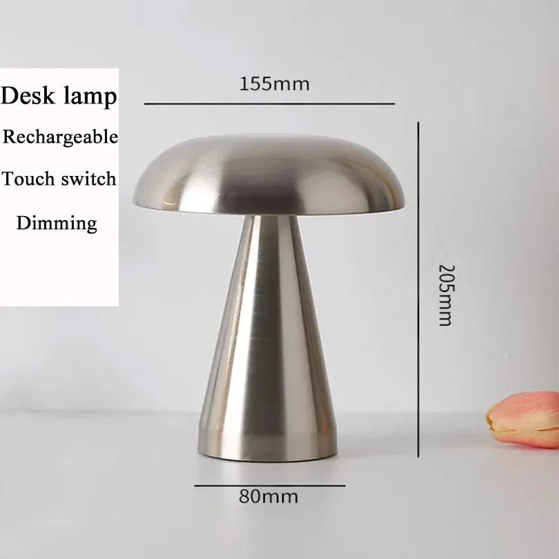 LED Table Lamp Retro Mushroom  Touch Sensor