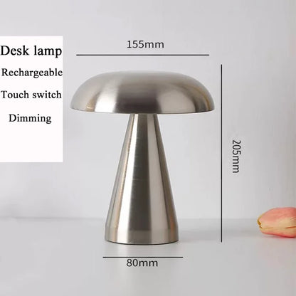 LED Table Lamp Retro Mushroom  Touch Sensor