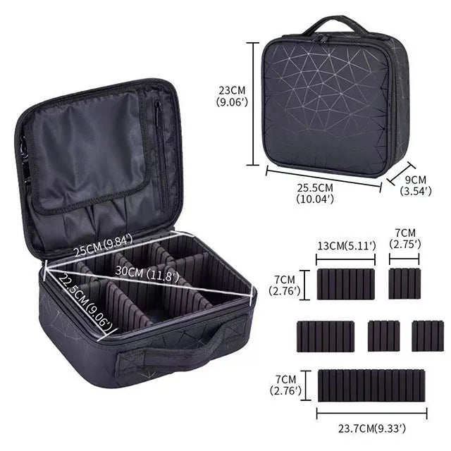 PU Leather Profession Makeup Case