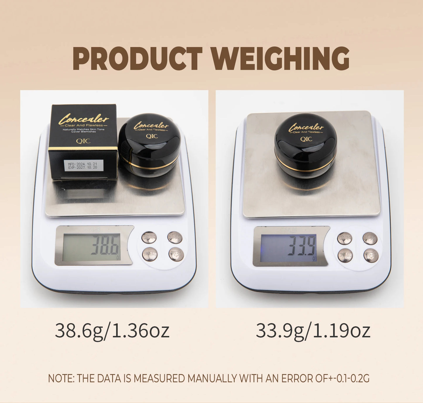 Waterproof Full Coverage Concealer