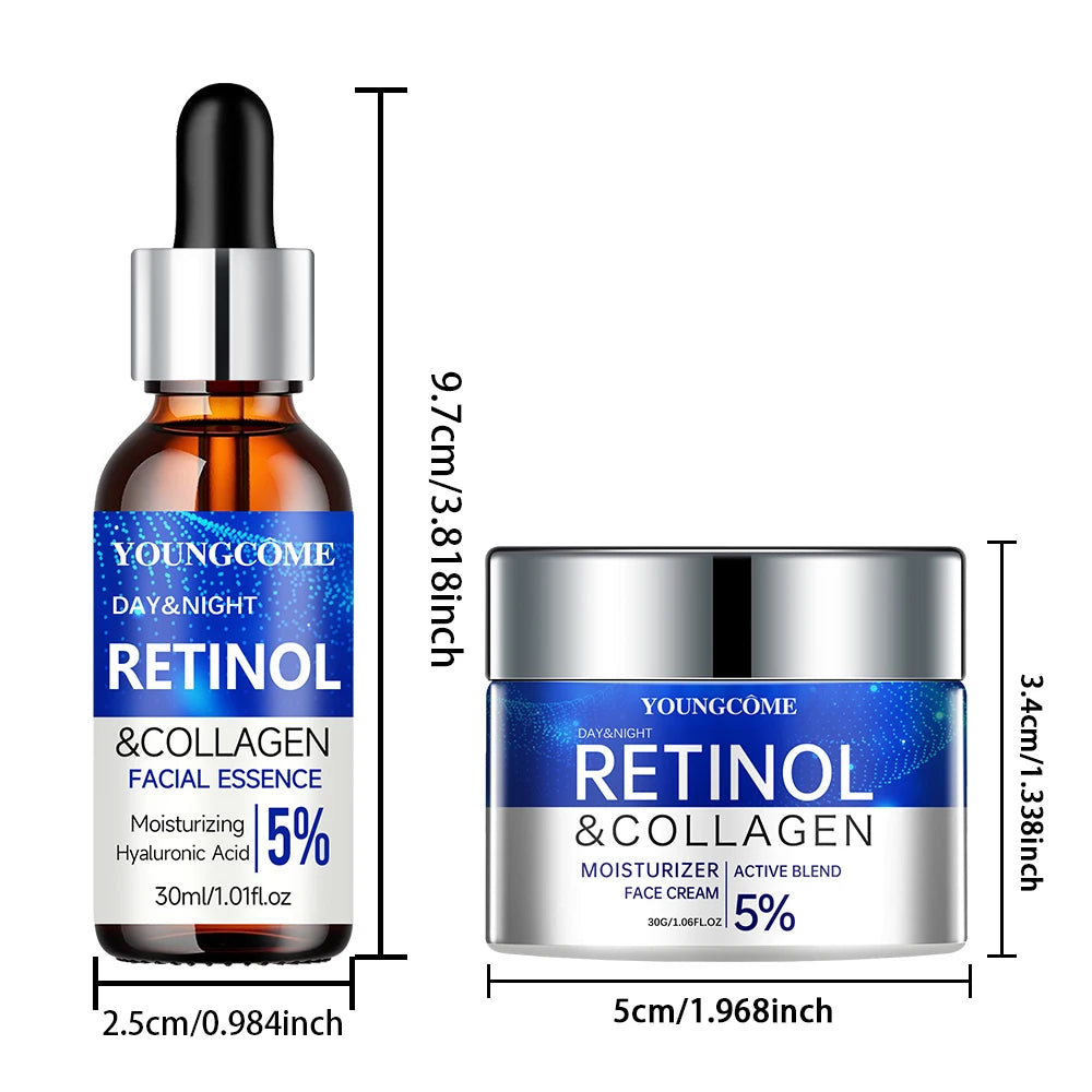 Retinol Cream Serum Combo Set