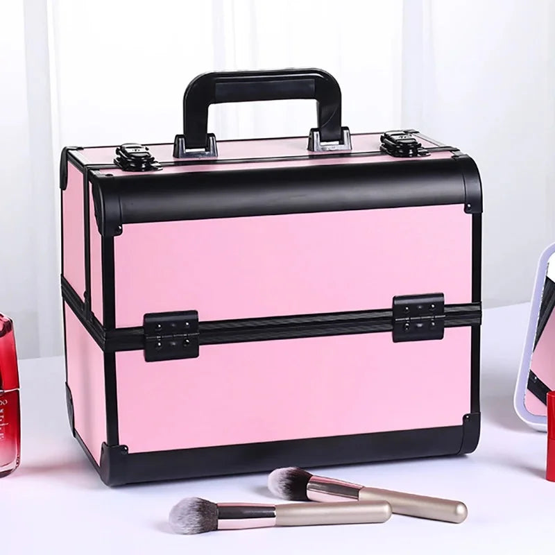 Makeup Train Case Aluminum Alloy