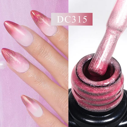 Changing AurorasThermal Rubber Base Gel Nail Polish