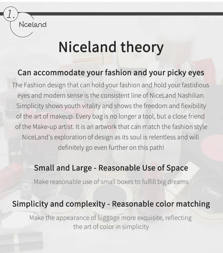 Makeup Train Case Aluminum Alloy