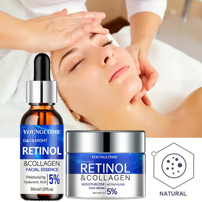 Retinol Cream Serum Combo Set