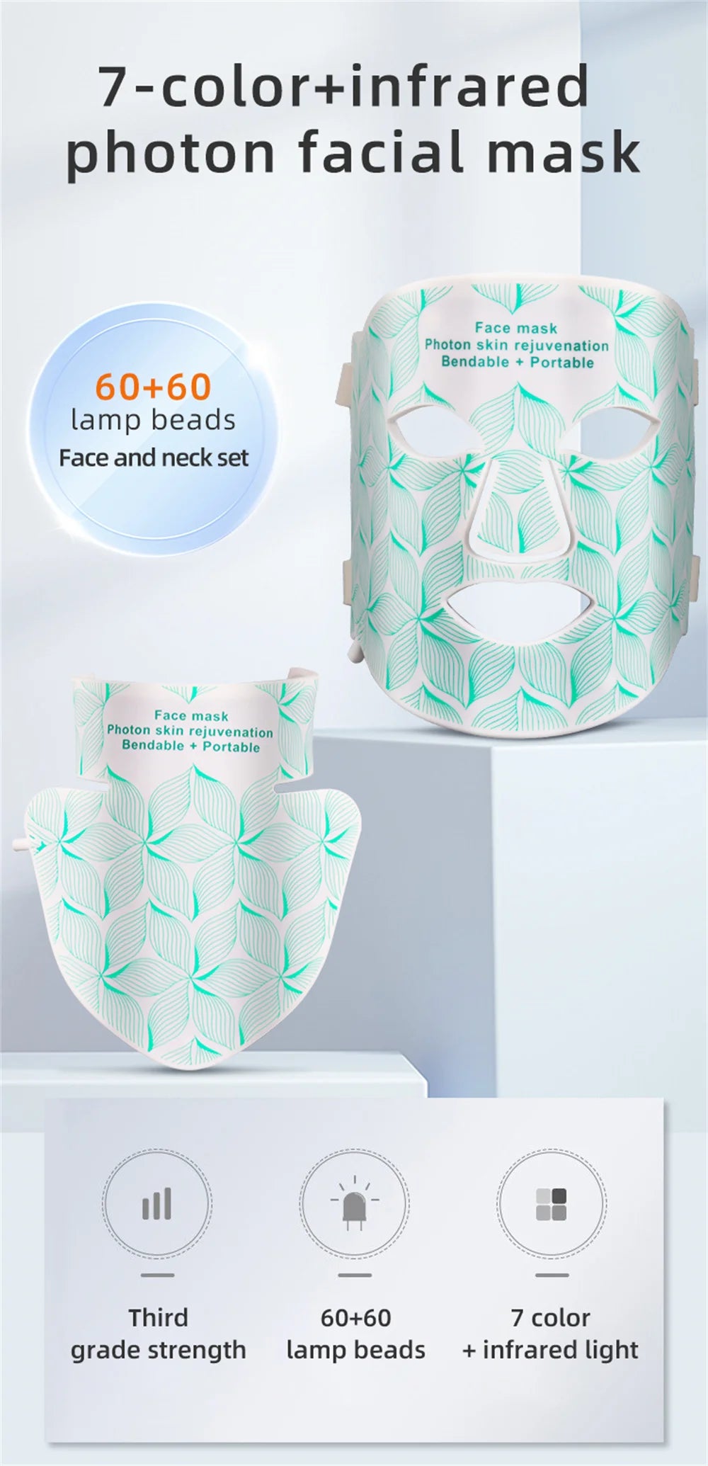 LED 8 Colors Face Mask