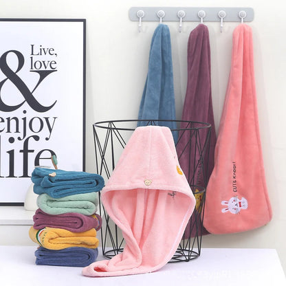 Embroidery Style Hair Drying Cap