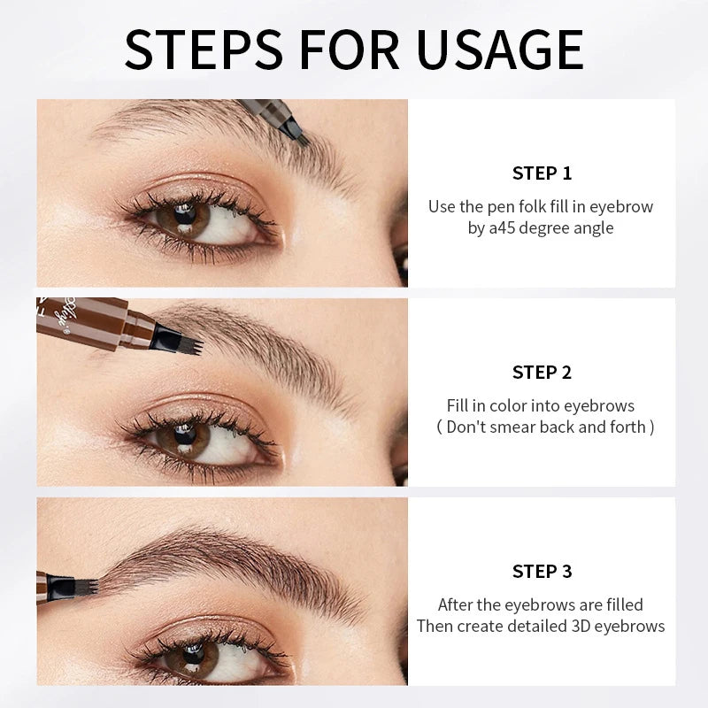 Four-pronged eyebrow pencil,